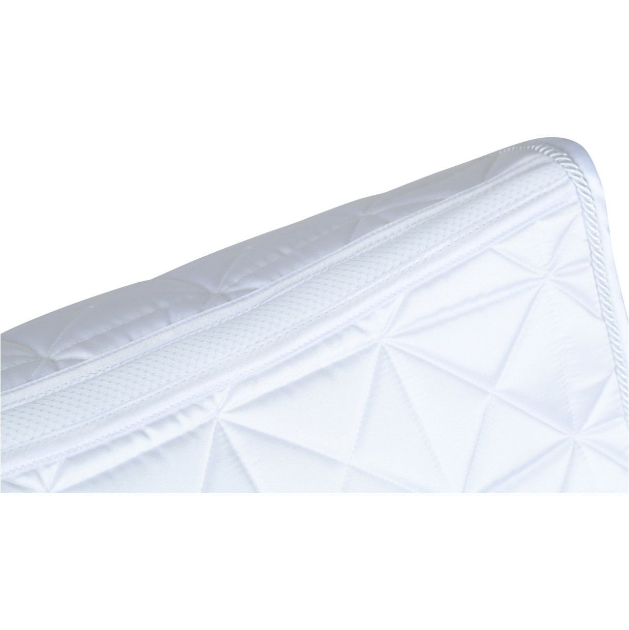 2026 WeatherBeeta Satin Luxe Air-Tec Dressage Saddle Pad 1030348 - White